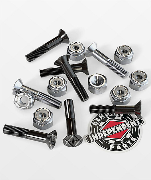 Independent Silver Crossbolts 1" Skateboard Hardware